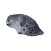 Kawaii Squishy ruonio spaudomi žaislai Super minkštas piršto galiuko žaislas Lėtai atšokantis Antistresinė dovana Streso mažinimas Suaugusiųjų sensorinis žaislas pilka