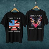 Vintage 80039s The CULT Sonic Temple 1989 Concert Tour T Shirt Unisex T-Shirt XXXXL