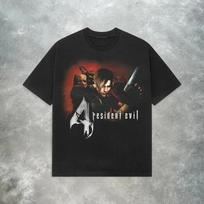2026 New Fashion Resident Evil Graphic T Shirt Vintage Oversized T-shirt Cotton Short Sleeve Soft T Shirt for Men Women Clothing 4XL