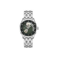 Hamilton Jazzmaster Series Automatic Mechanical Movement Happy Hollowed Gradient Color Design Watch Men watches Green H32675160 Regular Watch Box,Green Dial
