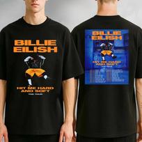 Billie Eilish Hit Me Hard and Soft The Tour TShirt - Multicolors High-end Luxury Is for Both Men and Women Top Y2k Summer S įvairiaspalvis