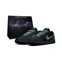 Nike Big Abrasion Resistant Breathable Low top Skateboard Shoes Men's Black Green 854166-008(Team1417-LD) 44.5