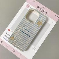 Quotes From the Striped Pentagram Silicone Phone Case For iPhone 17 17Air 13 16 15 14 12 11 ProMax Lychee Grain Soft Cover Funda iphone 11