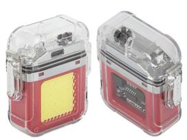 Žiebtuvėlis su LED žibintuvėliu USB