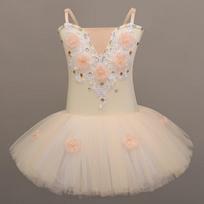 Children's Ballet Costume: Toddler Swan Sequin Tutu Skirt 150cm šviesiai geltonos spalvos