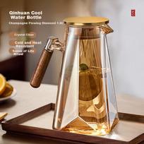 Yi Hu Tea Cold Water Pitcher High Temperature Resistant Thickened Explosion-Proof Borosilicate Glass Household Large Fruit Tea Pitcher