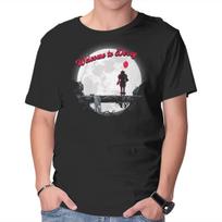 Unisex Crew Neck T-Shirt The Derry King Graphic Short Sleeve Casual Tee XXXL