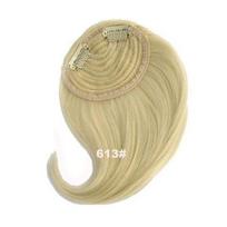 Įsegamas moteriškas tiesus šoninis kirpčiukas, plaukų priauginimo detalė nuostoliam tūriui ir ilgiui 613# Bleach Blonde