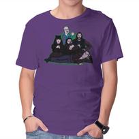 Unisex Crew Neck T-Shirt The Shadows Club Graphic Short Sleeve Casual Tee L