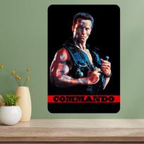 Commando Klasikinio Filmo Metalo Plakato Ženklas 20x30cm（7.8x11.8inch）
