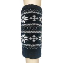Warmers Leg Sleeve Knitted Wool Knee Pads Winter Warm Cashmere Thickening Double Knee Support One Size dramblio kaulas