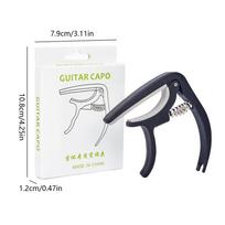 Portable Plastic Guitar Capo For 6 String Acoustic Classic Electric Guitarra Tuning Clamp Musical Instrument Accessories Black juoda