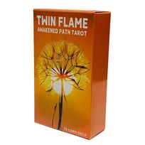 Twin Flame Awakened Path Tarot Card 78 Deck Divination Edition Board Game Oracle Card for Family Party