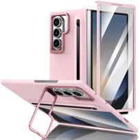 Metal Lens Stand with S Pen Slot Flip Case for Samsung Galaxy Z Fold 8 Ultra 7 6 5 4 3 Screen Protect Glass Film Anti-drop Cover Galaxy Z Fold 8 Ultra