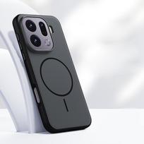 For OPPO Find X9 X9 Pro Phone Case Magnetic Double Color Matte PC +TPU Skin Feel Back Cover with Metal Button for Find X 9 OPPO Find X9 juoda