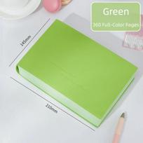 Ribbon Bookmark Color Brick Notebook Color Pages Journal Notebook New Writing Notebook žalia