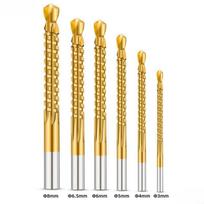 Multipurpose Sawtooth Drill Bits Set - 6 Piece for Drilling, Stainless and Wood One Size