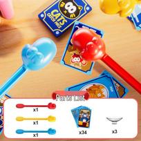 Whack-a-Mole Card Battle: Gold Coin Grab Game for Kids