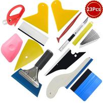Durable Vinyl Wrap Installation Kit Rubber Squeegee Magnetic Holder for Window Tint PPF Sticker