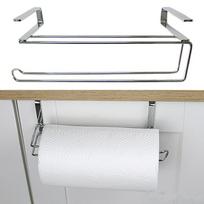 Paper Towel Holder Under Cabinet Tissue Storage Rack No Drilling Kitchen Paper Towel Hanger Organizer Hook for Household CN