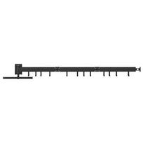 2026+ Wall Mounted Clothes Drying Rack,3-Pole ,Retractable Clothes Drying Rack for Laundry,24 Hooks China Mainland