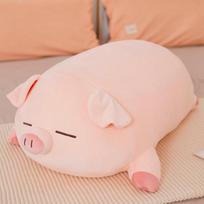 40-100cm Animacinis storas kiaulės pliušinis žaislas Mielas minkštas gyvūno pagalvė Didelė lėlė kimštas berniukams mergaitėms gimtadienio dovanoms 40cm brown