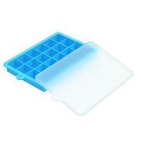 Silicone Ice Cube Tray with Lid Easy Release Ice Mold Big Square Ice Maker for Cocktails Party Drinks Puree Cheese Jelly Mold