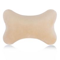 Car Neck Pillows Both Side Front Headrest For Head Pain Relief Filled Memory Cotton Universal Cars Pillow Auto Interior Supplies smėlis