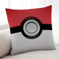 P-Poke B-Ball-Es P-Pokemon-Es Cushion Cover Home Bedding Sofa Living Room Pillowcase Simple Soft Skin Cushion Cover Party Gift Peach skin 18*18(CM)-1Pcs
