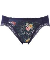 Wacoal shorts paired with the Gravity Care nylon jersey material LL (PXB194) Bra. Low-rise, (back). size.