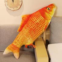 30CM 3D Simulation Tilapia Bream Carp Gold Fish Stuffed Plush Toys Soft Pet Cat Dog Play Doll Kids Gifts
