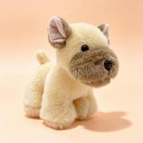 Kawaii West Highland Schnauzer Corgi Dog Plush Toy, Soft Fluffy Standing Stuffed Animal Adorable Appease Toy For Kids Gift 15cm