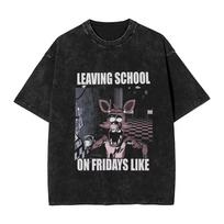 FNAF At Freddys T Shirts Men Cotton Leisure TShirt Crew Neck  Tees Short Sleeve Clothes Gift Idea S