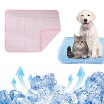 Summer Pet Cool Pad, - And -, Pet Ice Pad, Cool Sleeping Pad, Rest Pad XS rožinė