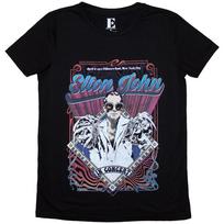 Elton John Ladies TShirt Psych Vintage (Small) S