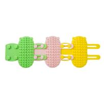 3Pcs Corner Scratcher Cats Groomer Brush With Detangling Bristles Automatic Furs Removal Tool For Stress Reduce Play 1