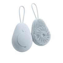Body Scrubber Refillable Bath Brush Silicone Bath Shower Bathroom Tools Body Wash Brush  Bath mėlyna