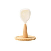 Self-Standing Rice with Plastic and Wooden Handle for Rice Cooker one size
