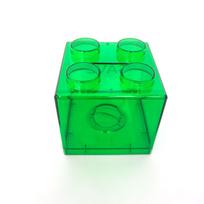 Change Box Toy Gift Cash Boy Girls Storage Box Building Block Coin Box Coin Bank Money Saving Box žalia