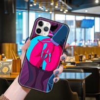 Telefono dėklas Apple IPhone 13 12 11 Mini Pro MAX SE X XS XR 8 7 6 S Plus Juodas galinis dangtelis 3D Bamperis Trendas Sėdmenys Seksualus Grožis iPhone 6 ( 6S )