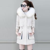 Winter Coat Women Parka Fashion Long Coats Hoodie Fur Warm Jacket Outerwear M balta