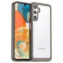 For Samsung Galaxy A14 4G Case Samsung A23 A33 A53 A54 A14 Cover Colorful Soft Edge Silicone Transparent Bumper For Galaxy A14 For Samsung A13 5G pilka spalva