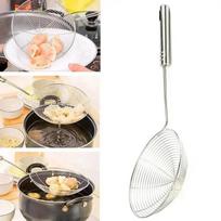 New Stainless Steel Hot Pot Soup Spoon Multifu Cooking Spoon Separating Soup Residue Dual-purpose Spoon Hotel Kitchen Tools B
