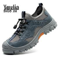 Lightweight Mesh Steel Toe Work Shoes: Anti-Smash, Anti-Puncture, Comfortable for Construction