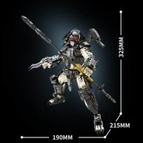 Predator MOC Statybiniai Blokeliai Ateivių Monstrų Klasikos Filmo DIY Mini Plytelės Figūrėlės Surinkimo Žaislai Vaikams Gimtadienio Dovana No Box black