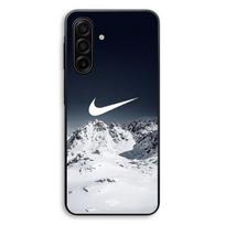 Phone case - MANIACASE - Samsung Galaxy A37 - TPU Silicone - Black - Nike logo mountain fly