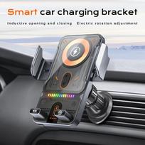 15W Wireless Charging Car Mobile Phone Holder, Electric Induction Opening And Closing, Electric Horizontal And Vertical Screen Rotation Adjustment juoda