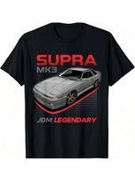MK3 Supra MK4 MK5 JDM Liepos 4 d. An Marškinėliai S juoda