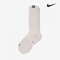 Nike Loose Fit Long Ribbed Cushion Crew Socks Slouch 22