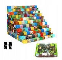 Magnetiniai Kaladėlės Minecraft Kubeliai 100 Kaladėlių Kosteliai Dėliojimui